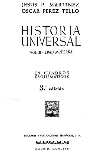 Historia Universal En Esquemas 3