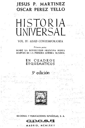 Historia Universal En Esquemas 4