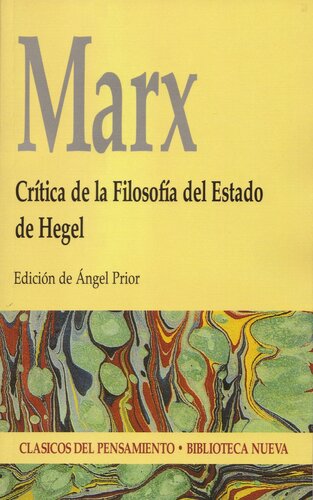 Crítica de la Filosofía del Estado de Hegel