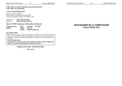 Aplicaciones De La Computacion (escuelas)