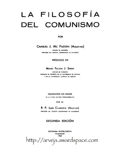 La Filosofia Del Comunismo