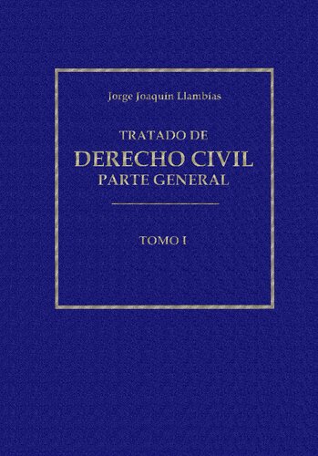 Tratado De Derecho Civil Parte General