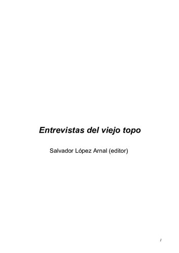 Entrevistas Del Viejo Topo