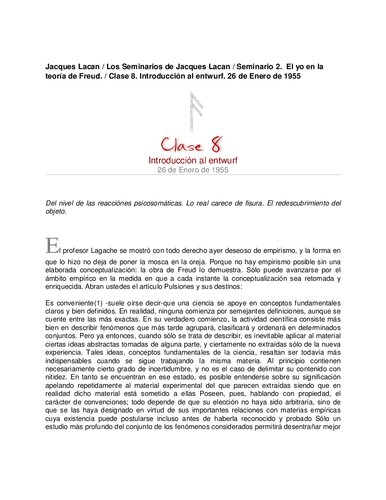 Seminario 2- Clase8- Introduccion al entwurf