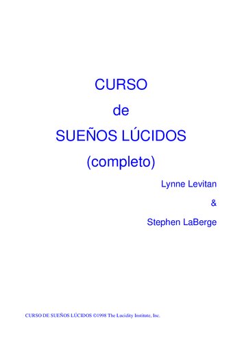 Curso De Sue�os Lucidos