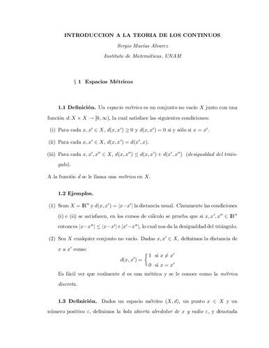 Introduccion A La Teoria De Los Continuos