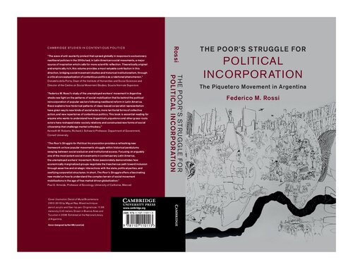 The Poor's Struggle for Political Incorporation: The Piquetero Movement in Argentina