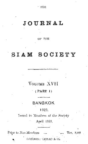 Journal of the Siam Society