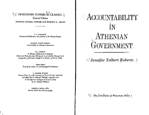 Accountability in Athenian government