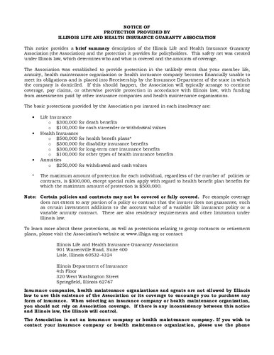 Group Life Insurance- Standard Insurance Company