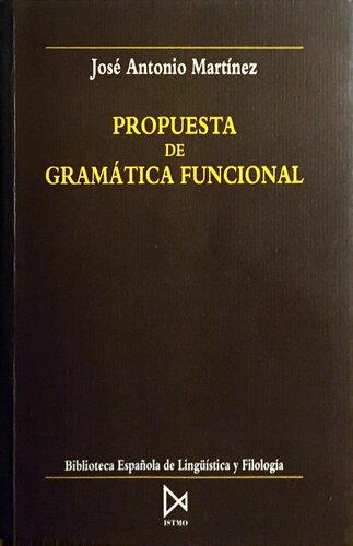 Propuesta de gramática funcional