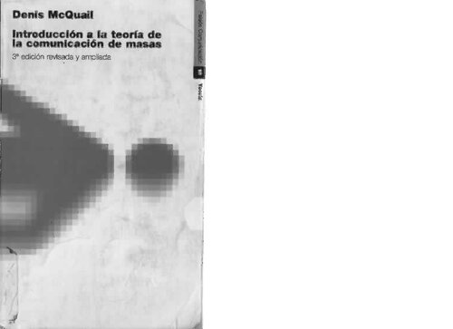 Introduccion A La Teoria De La Comunicacion De Masas