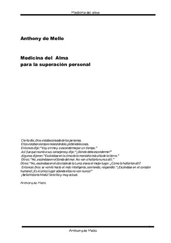 Medicina Del Alma