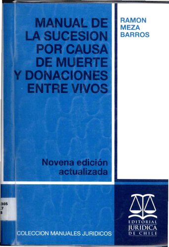 Manual de la sucesion por causa de muerte y donaciones entre vivos