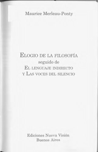 Elogio de la filosofia