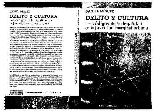 Delito Y Cultura