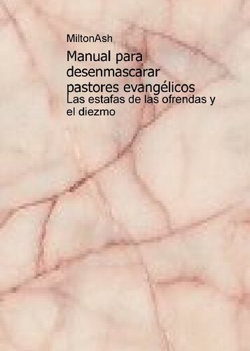 Manual Para Desenmascarar Pastores Evangelicos