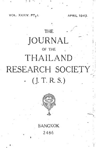 Journal of the Siam Society; 34