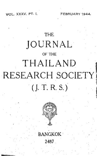 Journal of the Siam Society; 35