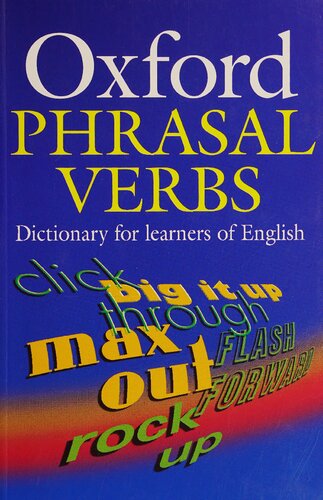 Oxford Phrasal Verbs Dictionary for Learners of English