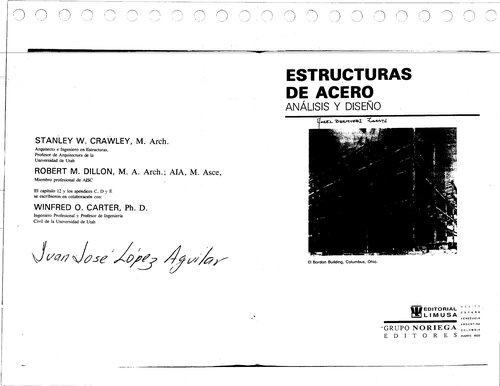 Estructuras De Acero Analisis Y Diseño (img)