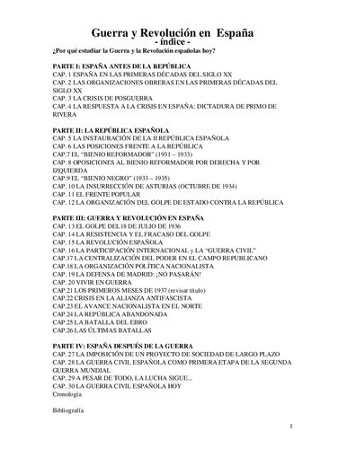 Guerra Y Revolucion En España