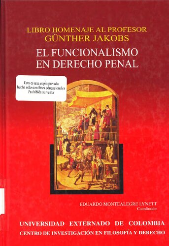 El Funcionalismo En Derecho Penal