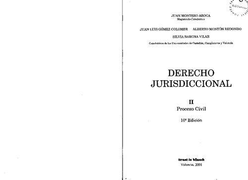Derecho Jurisdiccional