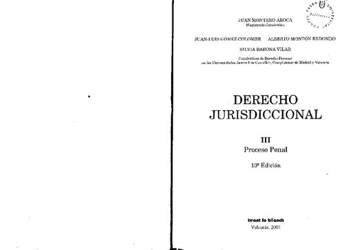 Derecho Jurisdiccional