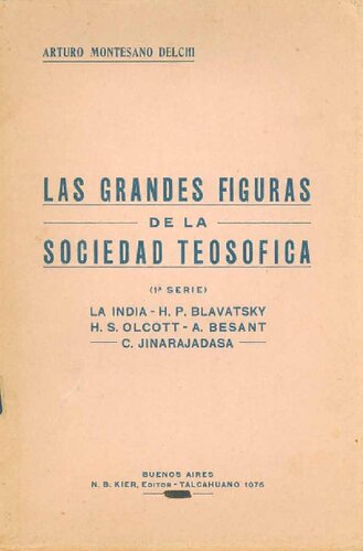 Las Grandes Figuras De La Sociedad Teosofica