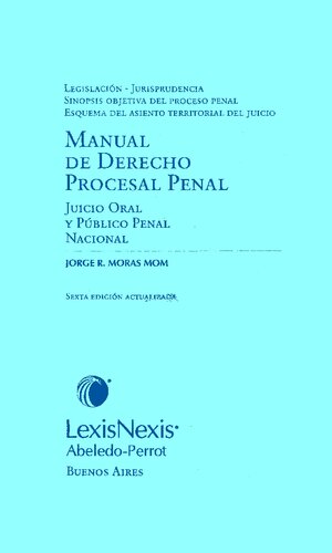 Manual De Derecho Procesal Penal