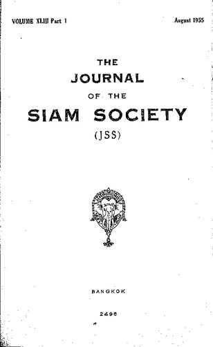 Journal of the Siam Society; 43
