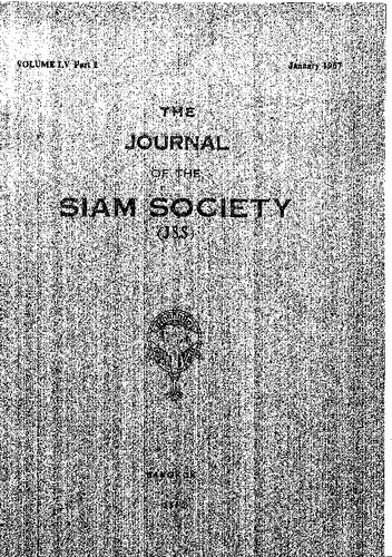 Journal of the Siam Society; 55