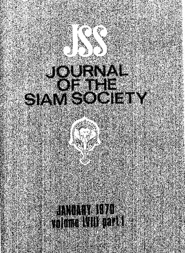 Journal of the Siam Society; 58