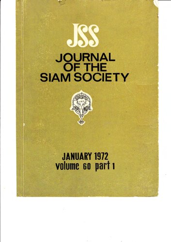 Journal of the Siam Society; 60