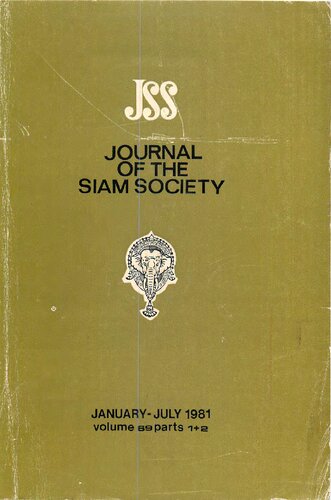 Journal of the Siam Society; 69