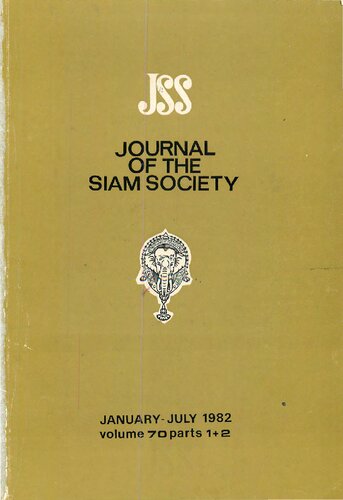 Journal of the Siam Society; 70