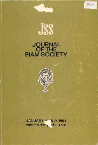 Journal of the Siam Society; 72