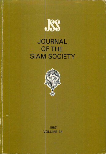 Journal of the Siam Society; 75