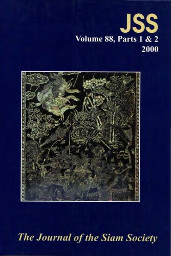Journal of the Siam Society; 88