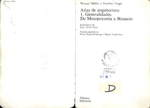 Atlas De Arquitectura De Mesopotamia A Bizancio