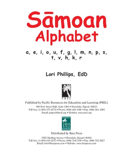 Sāmoan Alphabet