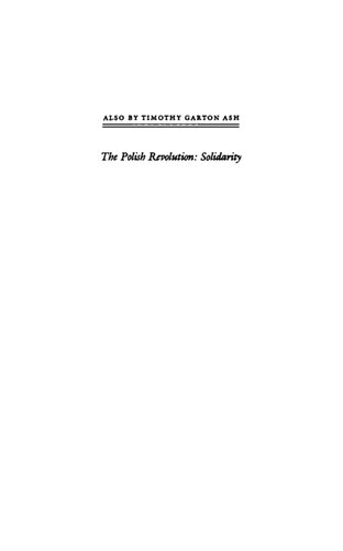 The Uses of Adversity: Essays on the Fate of Central Europe