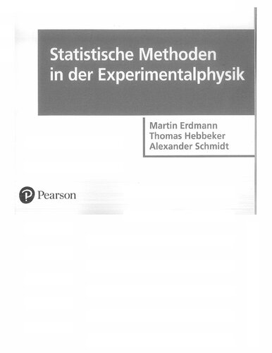 Statistische Methoden in der Experimentalphysik