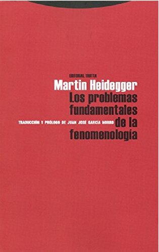Problemas fundamentales de la fenomenología (1919-1920)