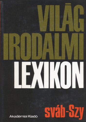 Világirodalmi lexikon sváb-Szy. 14. kötet