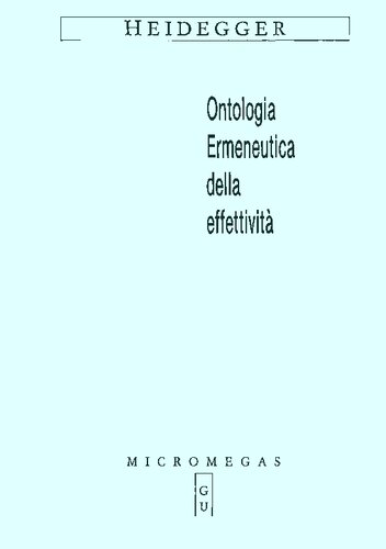 Ontologia : ermeneutica della effettività