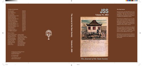 Journal of the Siam Society; 91