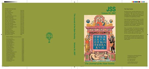 Journal of the Siam Society; 95