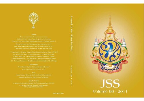 Journal of the Siam Society; 99